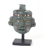 Lot 220 Maya Mosaic Jade Mask, 500-800 CE