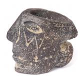 Lot 256 Mound Builders Terracotta Tobacco Pipe, 800 - 1200 CE