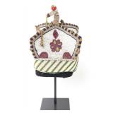 Lot 330 Yoruba Beaded Royal Male Coronet