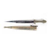 Lot 9 Nielloed Kindjal Dagger