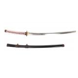 Lot 18 Vintage Japanese Style Samurai Sword wScabbard