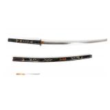 Lot 19 Vintage Japanese Lacquer Sword wScabbard