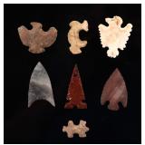 Lot 23 Collection of 7 Stone Arrow Points