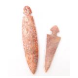 Lot 27 Hard Carved Modern Native American Arrowheads