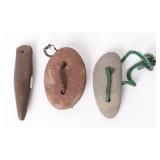Lot 29 Native American Gorget Stone Implements