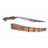 Lot 33 Visayan Talibong Dagger wScabbard, pre-WWII