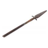 Lot 34 Moro Engraved Metal Spear