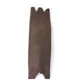 Lot 79 Small Philippines wood shield, late 20th century