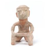 Lot 130 Pre-Columbian Nayarit Chinesco Seated Figure, 100 BCE-250 CE