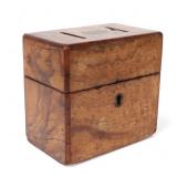 Lot 154 Donation  Instrument Burlwood Box