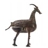 Lot 220 Chinese Bronze Gazelle Snuff Box