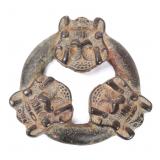 Lot 307 Chinese Bronze Horse Cheek Bit