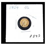 Lot 363 1852 California 12 Token with Bear