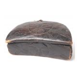 Lot 408 African wood carved and incised container, Pende Peoples 20th c.