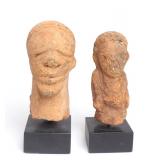 Lot 416 Two Nok Terracotta Sculptures, 500 BCE-200 CE