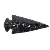 Lot 48 Massive Natural Stone Obsidian Arrowhead