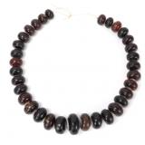 Lot 117 Stunning All Natural Amber Beaded Chunky Necklace