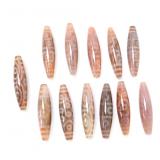 Lot 122 Wonderful Group of 12 Agate Tibetan Dzi beads