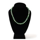 Lot 127 Lovely Mixed Jadeite Bead Necklace