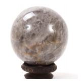 Lot 148 Wonderful Smoky Quartz Polished Sphere wStand
