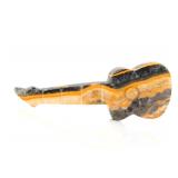 Lot 153 Natural Bumblebee Jasper Carved Guitar