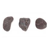 Lot 158 Wonderful Trio of Meteorites, Millions of Years Old!