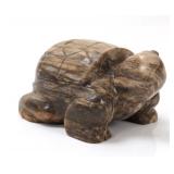 Lot 179 Adorable Petrified Wood Turtle