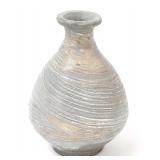 Lot 225 Antique Ceramic Textured Korean Sake Bottle