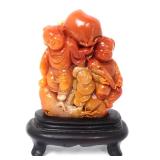 Lot 246 Chinese Red Hardstone Carving, 191 grams