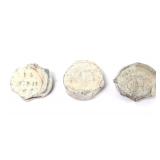 Lot 333 Trio of Shipwreck Token Coins, England