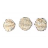 Lot 335 Trio of Shipwreck Flour Token Coins, England