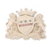 Lot 3 Florentine Botticino Marble Coat of Arms