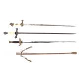 Lot 11 Lot of Three Masonic Sword