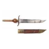 Lot 24 Massive Spanish Plug Bayonet, Alamo Period 1832