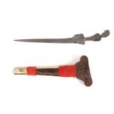 Lot 35 Majapahit Keris with Wood & Metal Scabbard