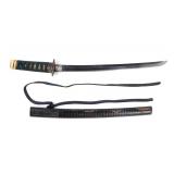 Lot 58 Antique Japanese Wakizashi w Scabbard