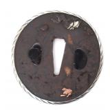 Lot 65 Japanese Mixed Metal Tsuba, Edo Period 1603 - 1868