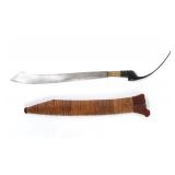 Lot 72 Rare Philippines Yakan Moro Pira Sword w Scabbard