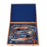 Lot 86 Cased Set of Percussion Dueling Pistols