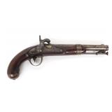 Lot 93 US M1836 Flintlock Pistol by R. Johnson 1843