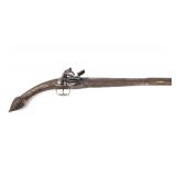 Lot 97 Large Embossed Flintlock Rattail Pistol