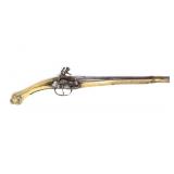 Lot 98 Rattail Flintlock Pistol, 18th-19th c.