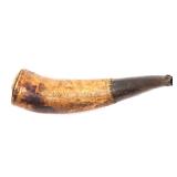 Lot 115 Historical American War of 1812 Incised Powder Horn