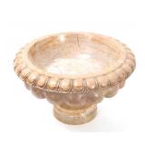 Lot 123 Italian Marble Pedestal Compote or Tazza Bird Bath