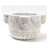 Lot 125 Massive Italian Carrara Marble Mortar