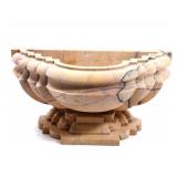 Lot 128 Italian Marble Pedestal Waterfront