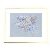 Lot 143 Drawing of In Bed by Paul Cadmus 1904-1999