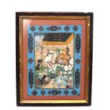 Lot 151 The Forester & The White Elephant, Mughal Painting on Paper