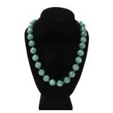 Lot 187 Lovely Chinese Jade Beaded Necklace