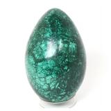 Lot 215 Large Polished Malachite Egg - 12lbs